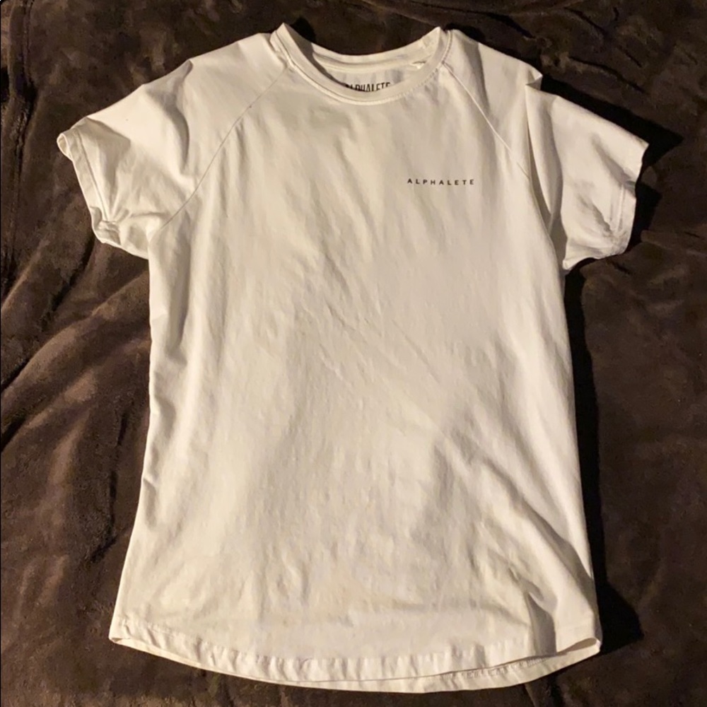 White alphalete small t-shirt